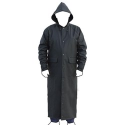 ABRIGO LARGO DE LLUVIA VERDE PU/PVC - Imagen 1