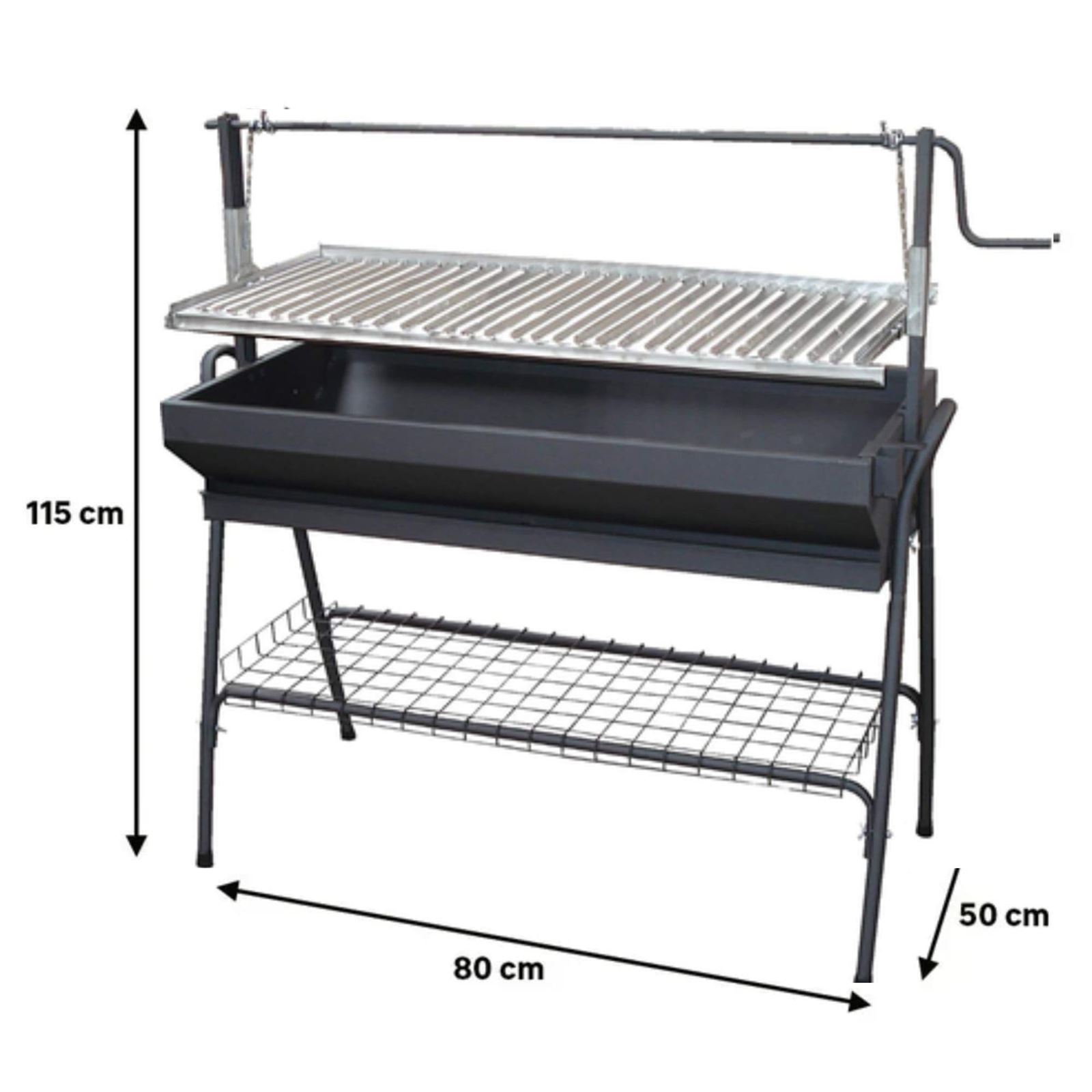 BARBACOA MANZANEDA 80X50X115 - Imagen 2