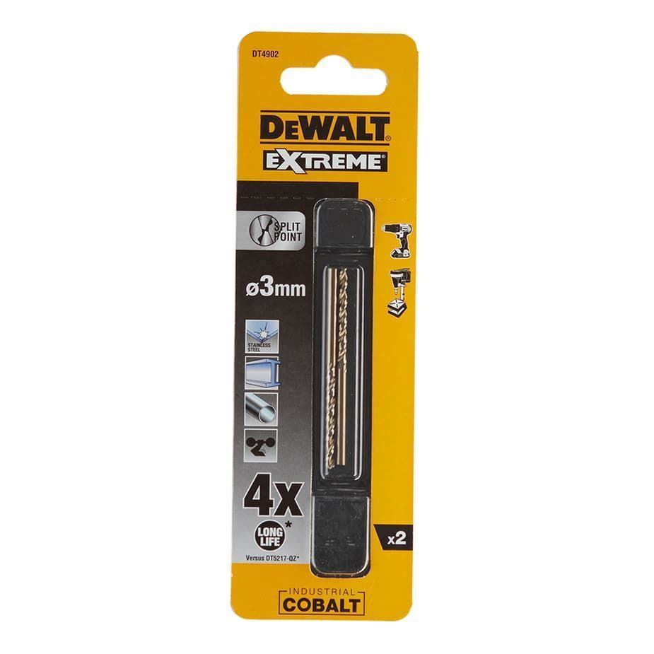 BROCA COBALTO HSS-CO PARA METAL 3X61MM DEWALT - Imagen 1