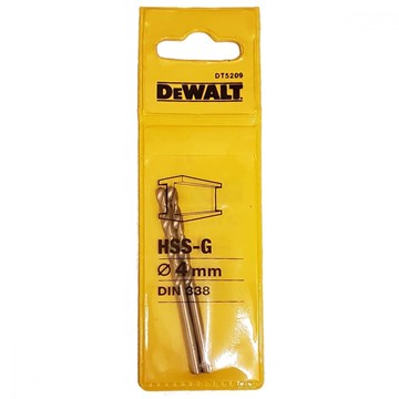 BROCA METAL HSS-G 4X75MM DEWALT - Imagen 1