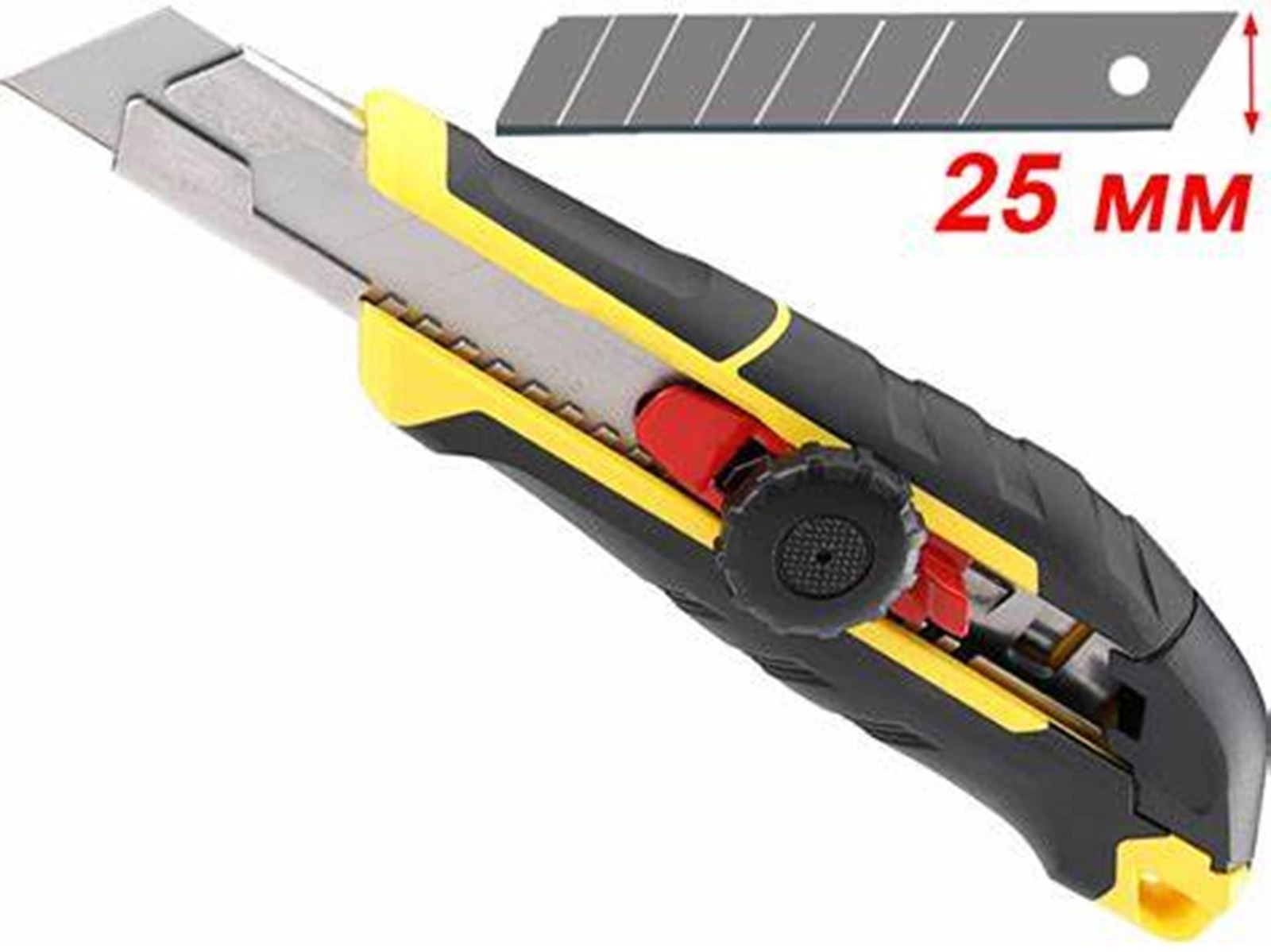 CUTTER FATMAX 25MM-RUEDA DE BLOQUEO STANLEY - Imagen 1