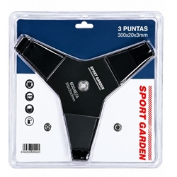 DISCO 3 PUNTAS 300X20X3MM 6004E/A - Imagen 1