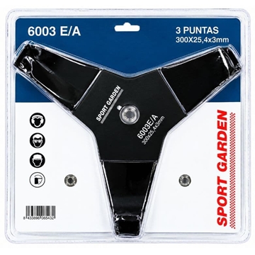 DISCO 3 PUNTAS 300X25,4X3MM 6003E/A - Imagen 1