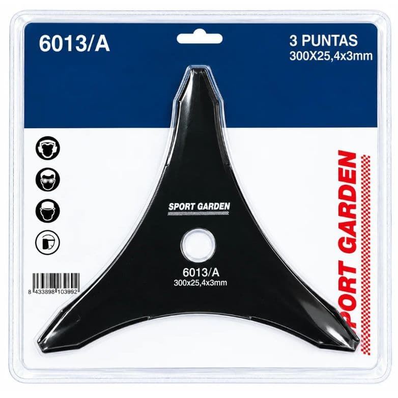 DISCO 3 PUNTAS 6013/A 300X3X25,4 - Imagen 1
