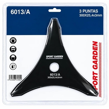 DISCO 3 PUNTAS 6013/A 300X3X25,4 - Imagen 1