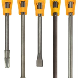 JUEGO PUNTEROS Y CINCELES SDS-MAX DEWALT - Imagen 1