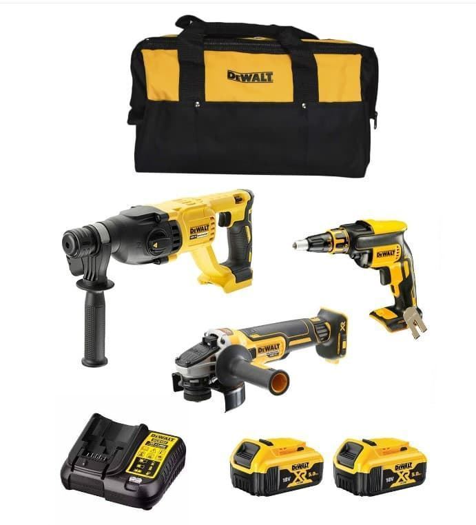 Atornillador de Pladur DeWALT DCF620P2K (2 x 5,0 Ah + DCB112 + TSTAK II +  Cargador rápido de tornillos)