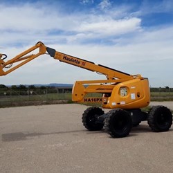 PLATAFORMA DE PLUMA ARTICULADA DIESEL HAULOTTE 16PX - Imagen 1