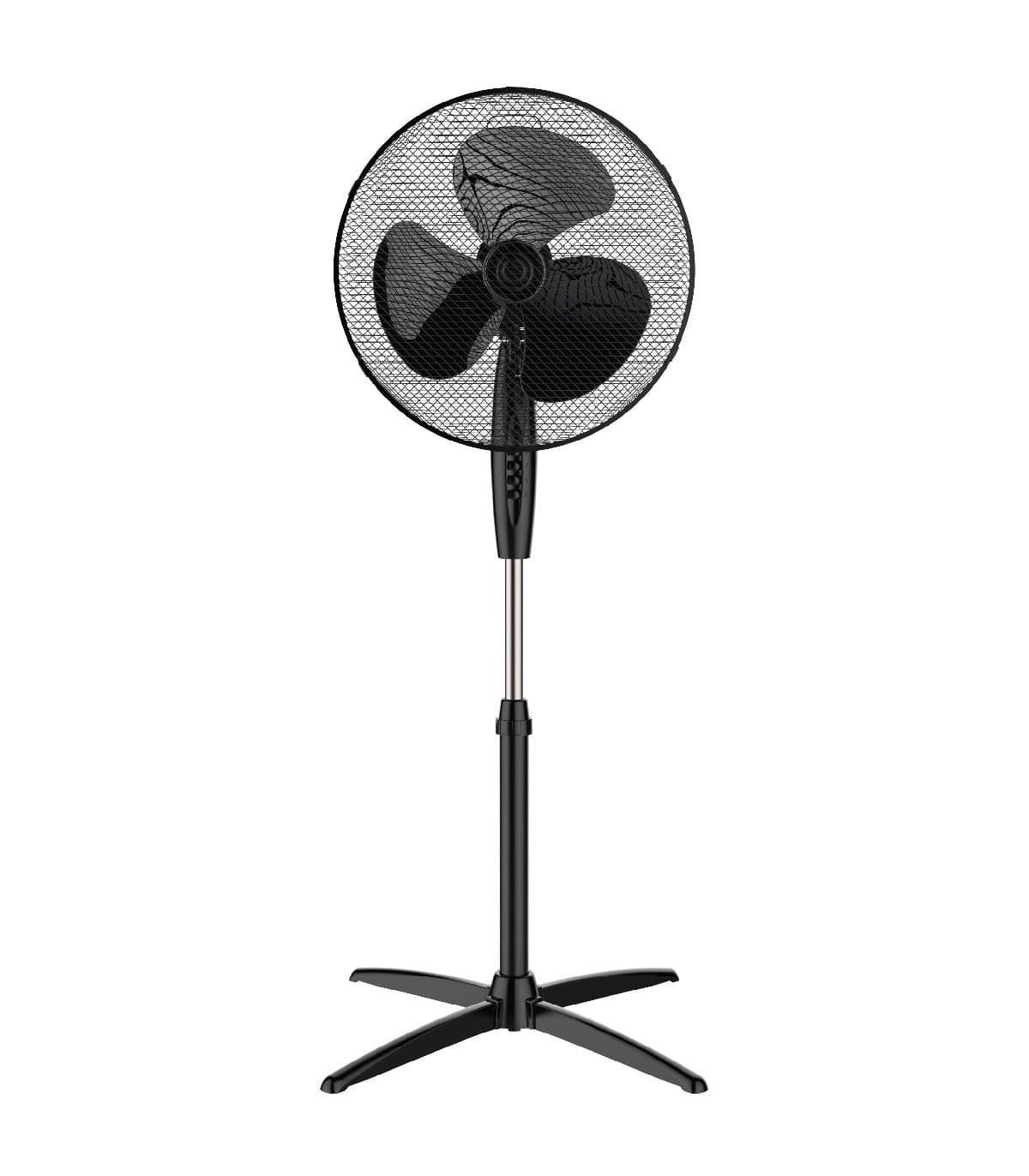 VENTILADOR DE PIE 43CM 45W NEGRO NAMETIL - Imagen 1