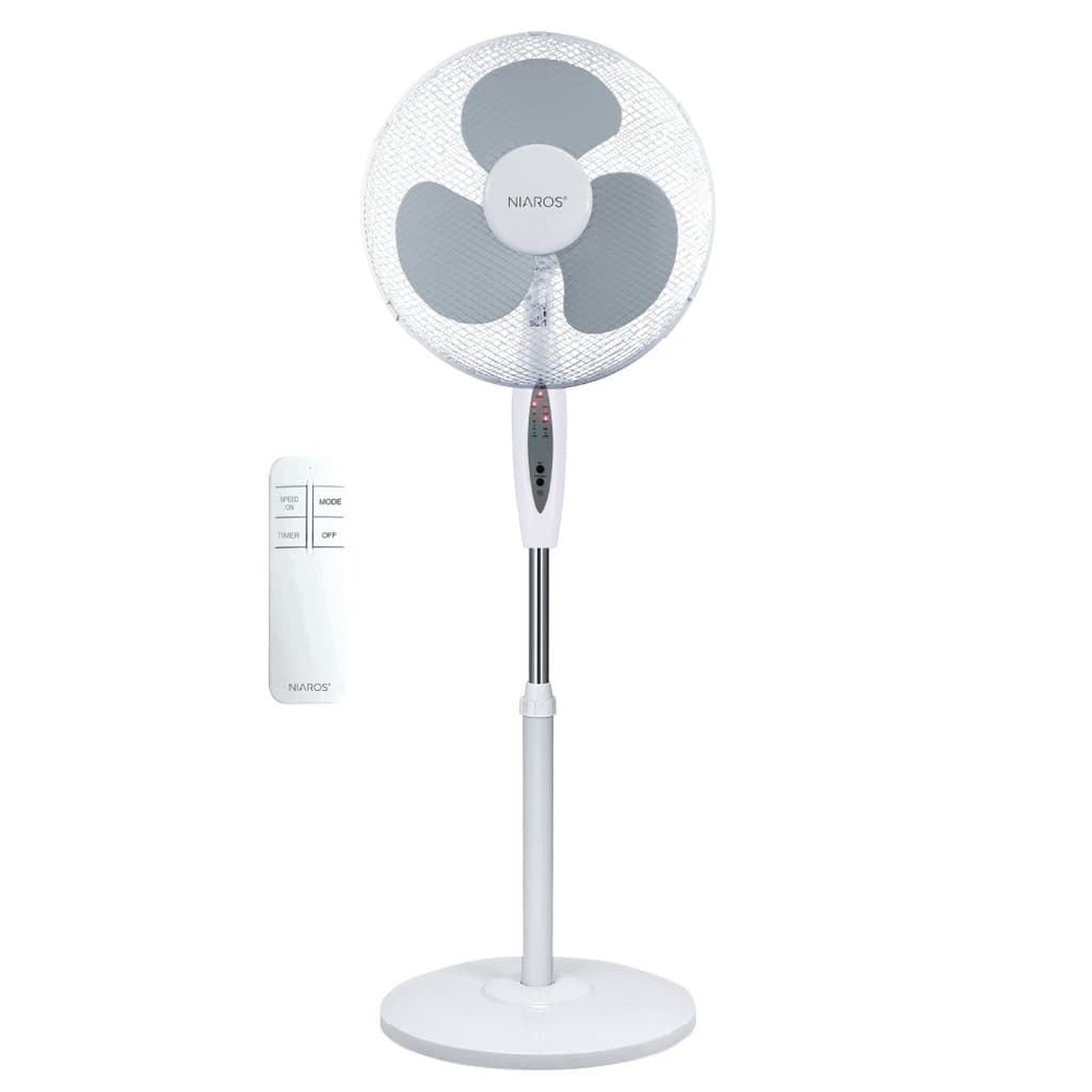 VENTILADOR DE PIE OSC. 43CM BLANCO - Imagen 1