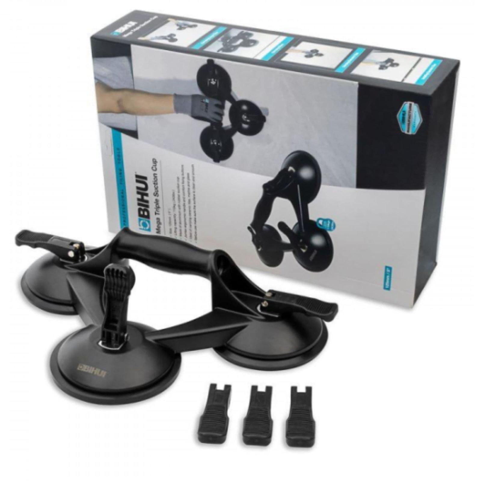 VENTOSA MANUAL ALUMINIO TRIPLE 110KGS - Imagen 1